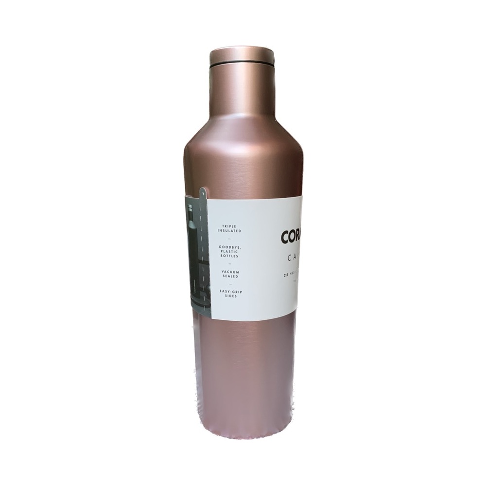 Corkcicle Water Bottle in rose gold